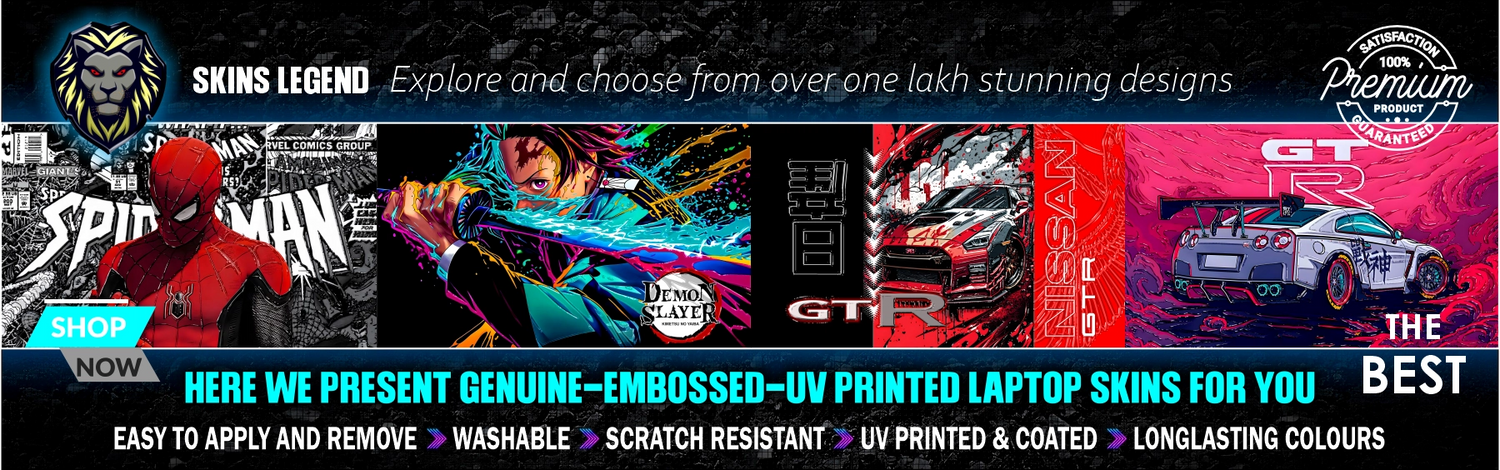 3D Embossed Lapto Skin