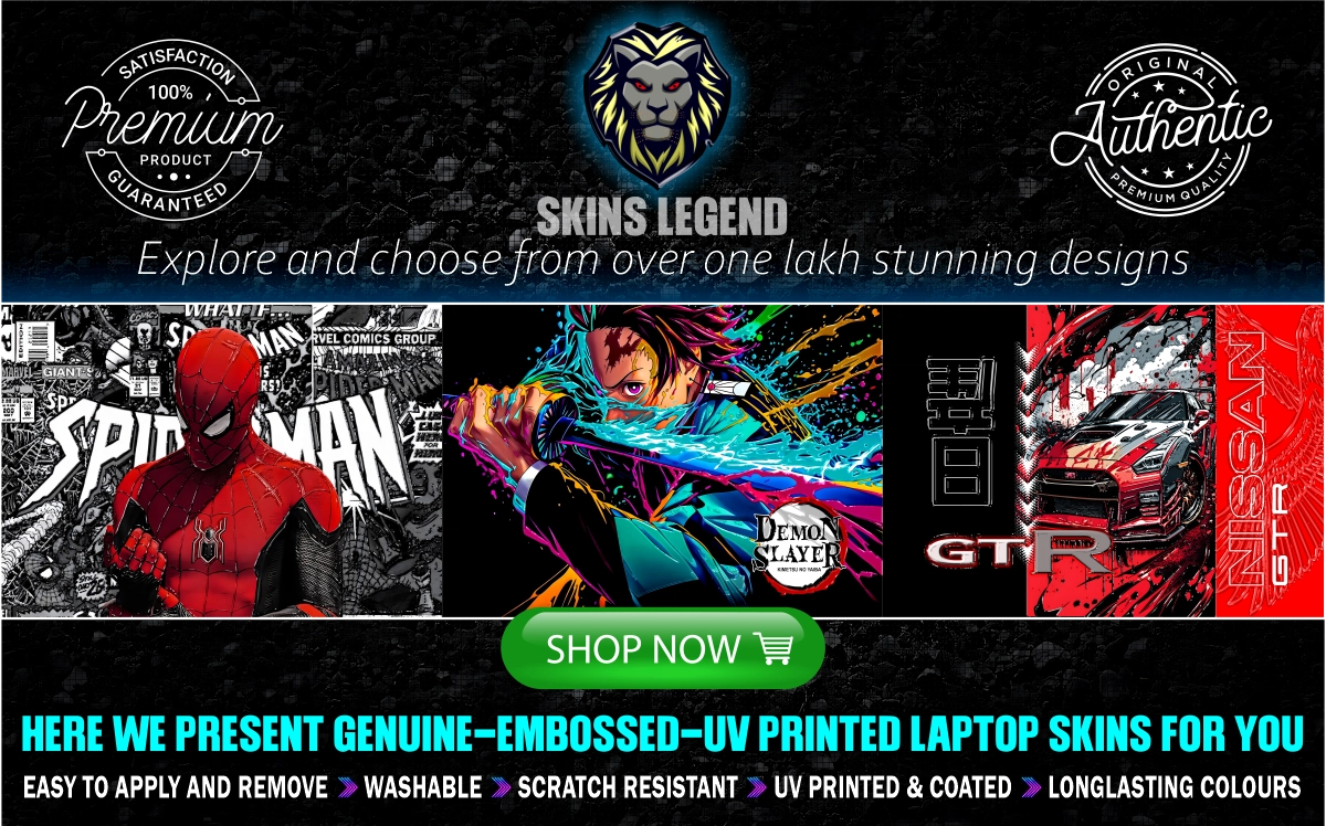 3D Embossed Lapto Skin