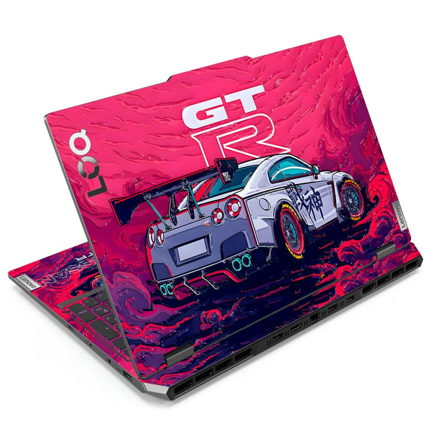 3D Embossed Laptop Skin - GTR Rearview Power