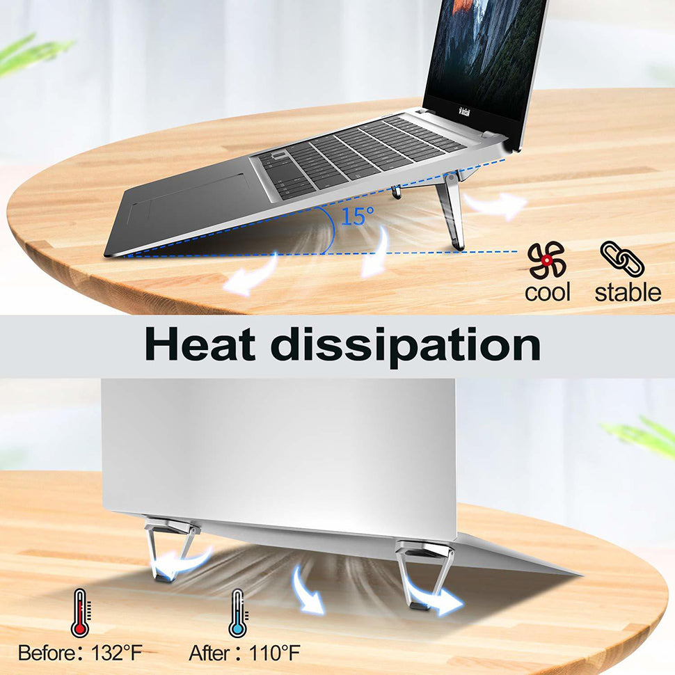 Metal Folding Portable Invisible Laptop Riser Stand – SkinsLegend