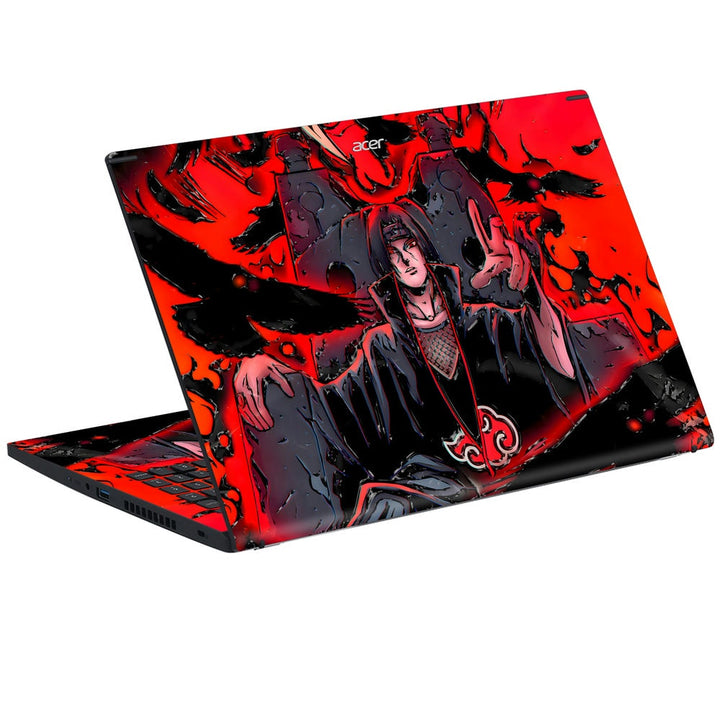 3D Embossed Laptop Skin - Itachi Kingdom