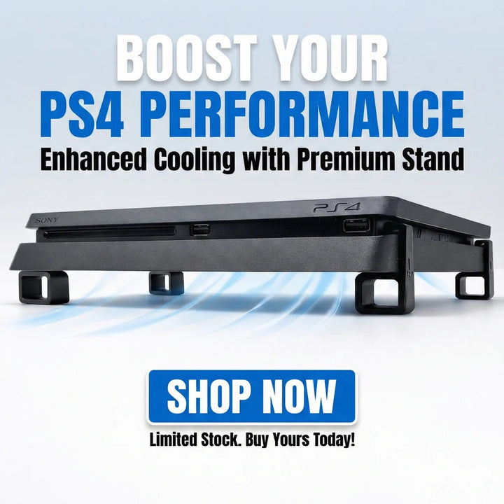 PS4 Cooling Riser Feet Stand | Horizontal Support for PS4 – SkinsLegend