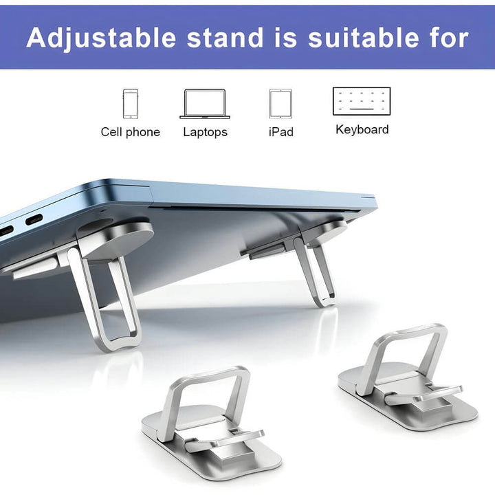 Adjustable Laptop Stand: Ergonomic Comfort & Portability (Up to 15 ...