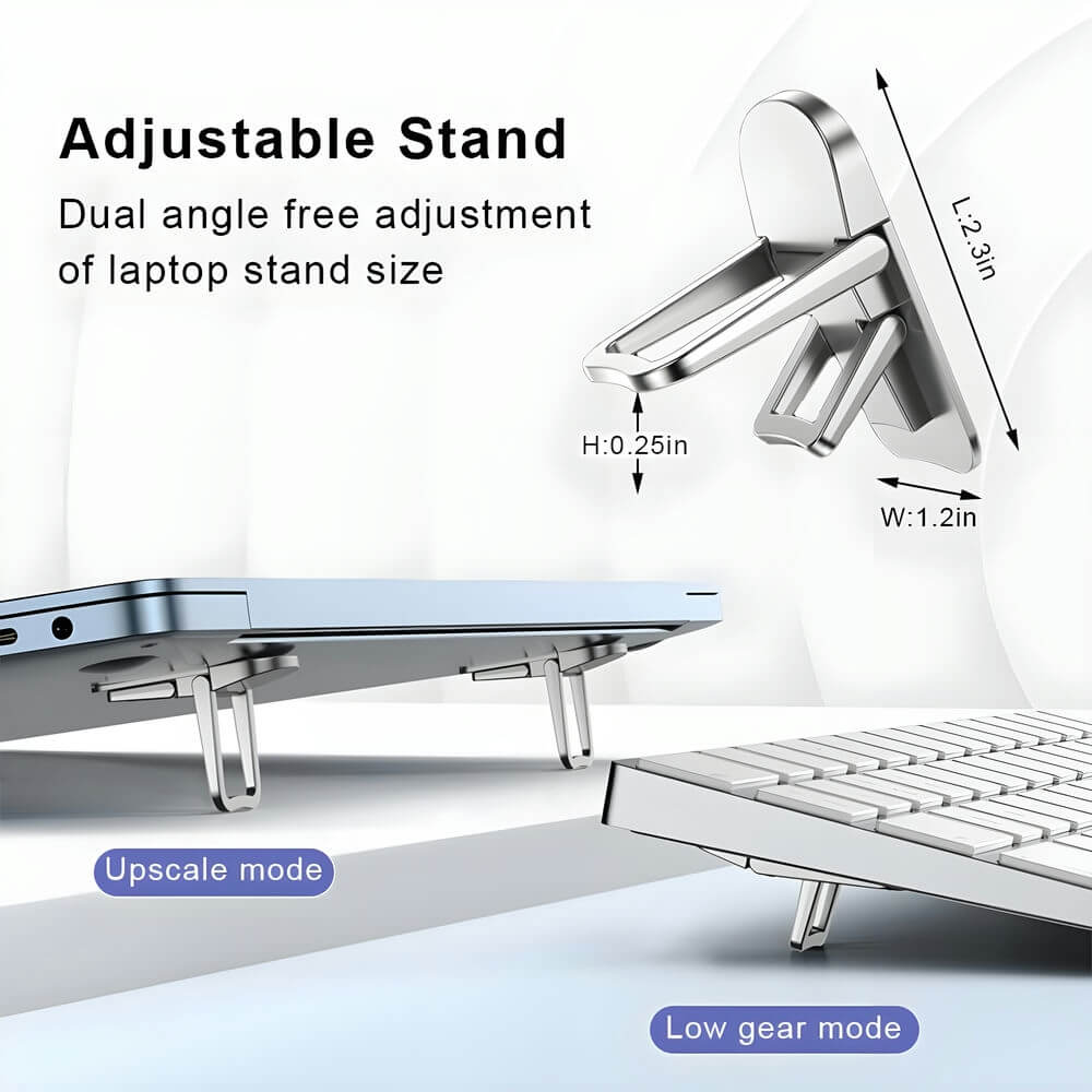 Adjustable Laptop Stand: Ergonomic Comfort & Portability (Up to 15 ...