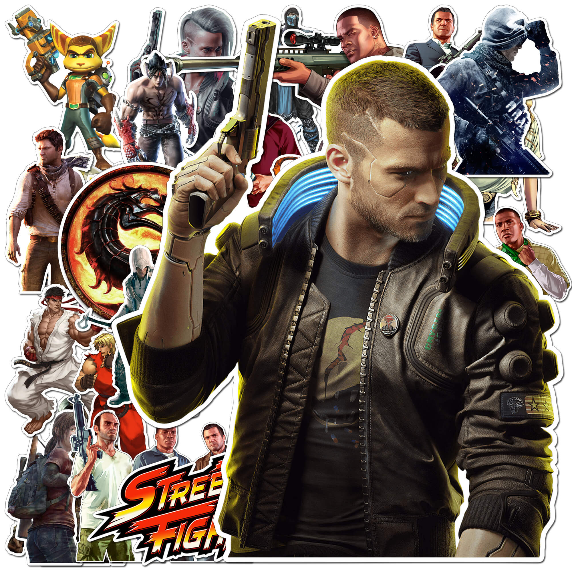 35 Waterproof Gaming Stickers | Personalize Belongings – SkinsLegend