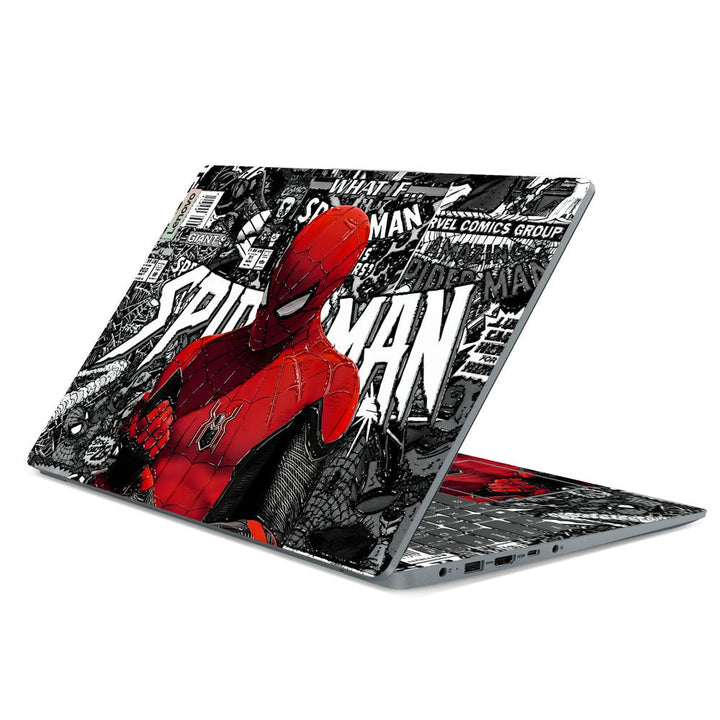 3D Embossed Laptop Skin - Spiderman Action Pose