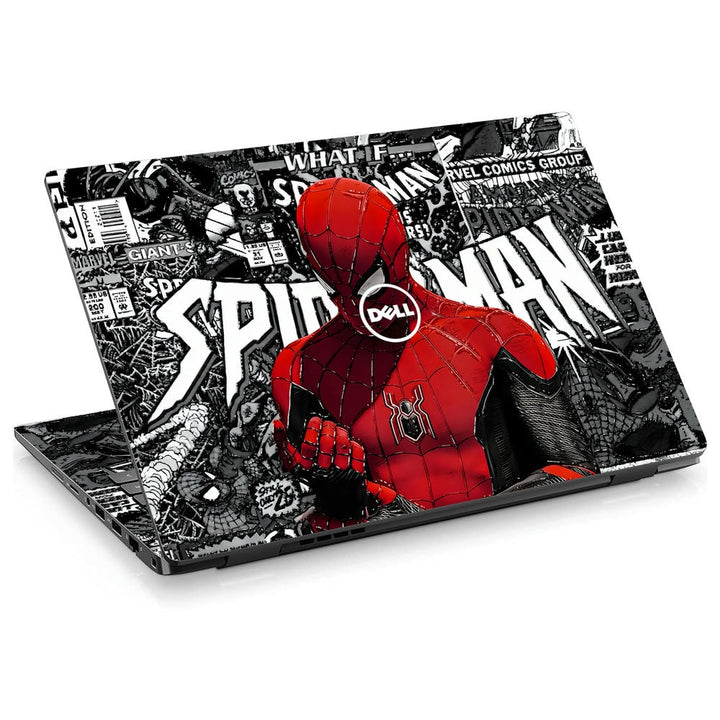 3D Embossed Laptop Skin - Spiderman Action Pose