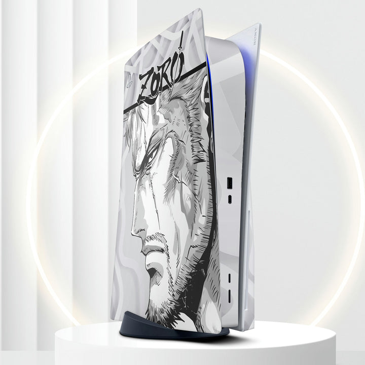 3D Embossed PS5 Console & Controller Skin Set - Zoro The King of Hell ZO2
