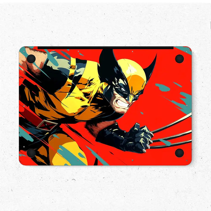 MacBook Laptop Skin - Wolverine Action Splash