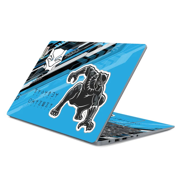 3M Material Textured Embossed Laptop Skin - Black Panther Wakanda Forever Tech
