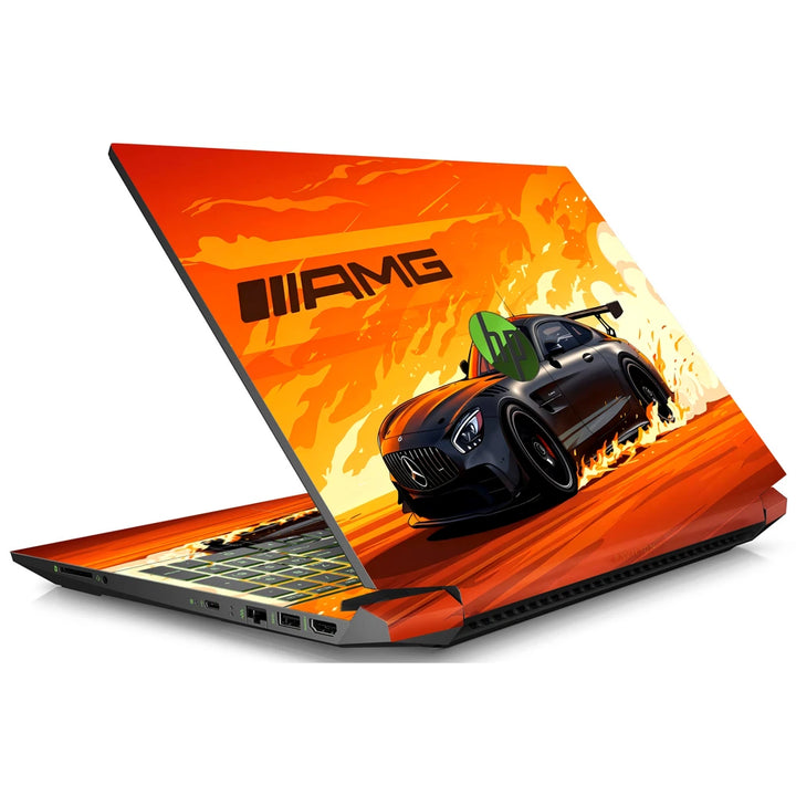 3M Material Textured Embossed Laptop Skin - Mercedes AMG GT Black Series Car