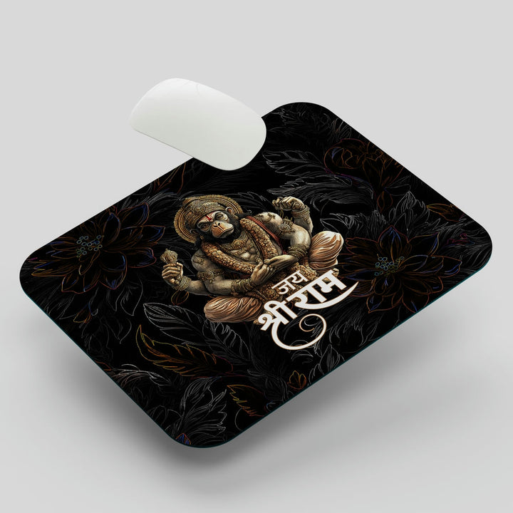 Mouse Pad - Hanuman Jai Shri Ram Art