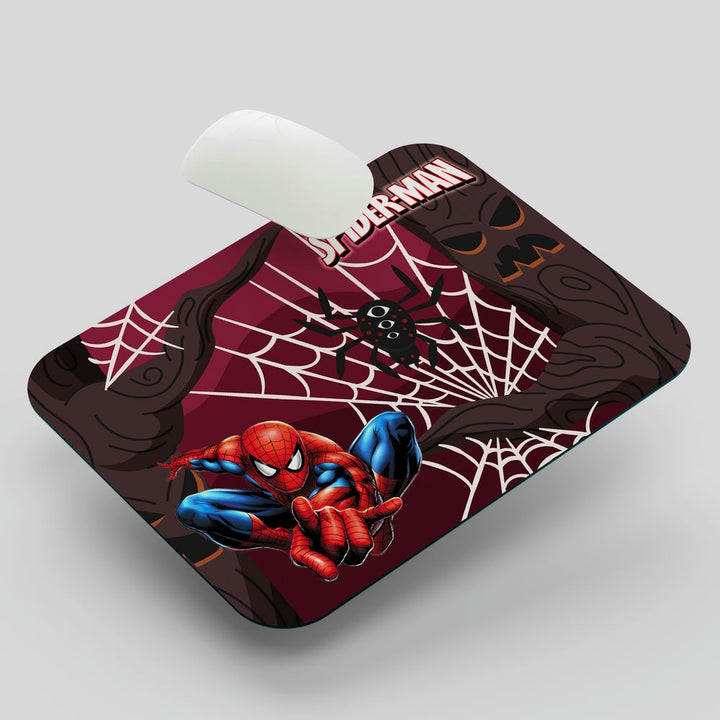 Mouse Pad - Spiderman Hanging on Web