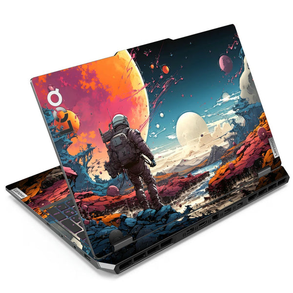 3D Embossed Laptop Skin - Space Explorers Dream