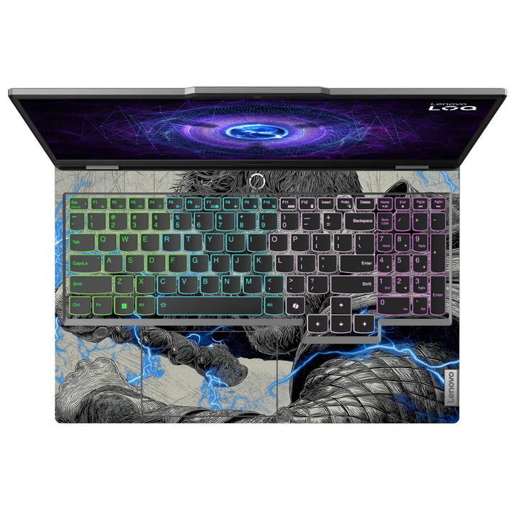 3M Material Textured Embossed Laptop Skin - Thor Ragnarok Battle Axe Warrior