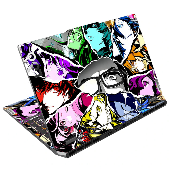 3M Material Textured Embossed Laptop Skin - Persona 5 Phantom Thieves Collage