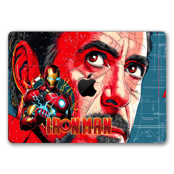 MacBook Laptop Skin - Iron Man Classic Comic Pop Art