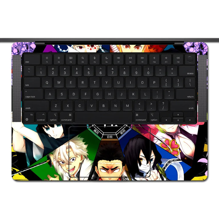 MacBook Laptop Skin - Demon Slayer Rengoku Fire Pillar Art