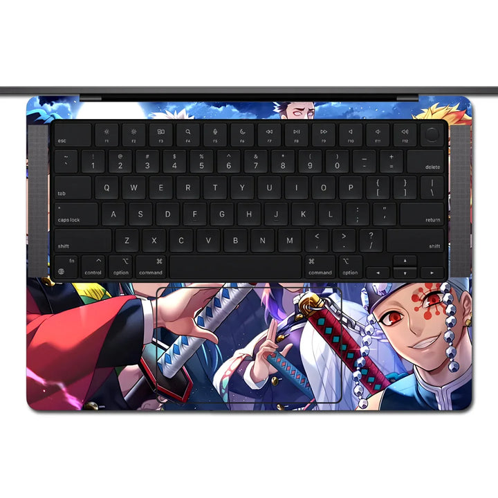 MacBook Laptop Skin - Demon Slayer Hashira Night Group Portrait