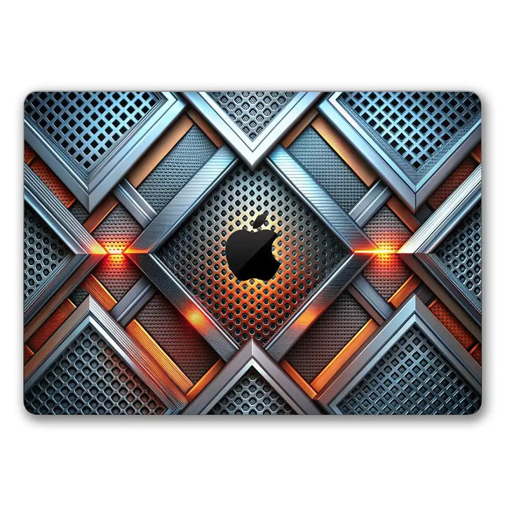 Metal Grid Radiance Laptop Skin for MacBook | Buy Online Now – SkinsLegend