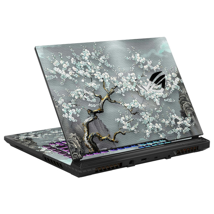Asus Laptop Skin - White Sakura Blossom Art