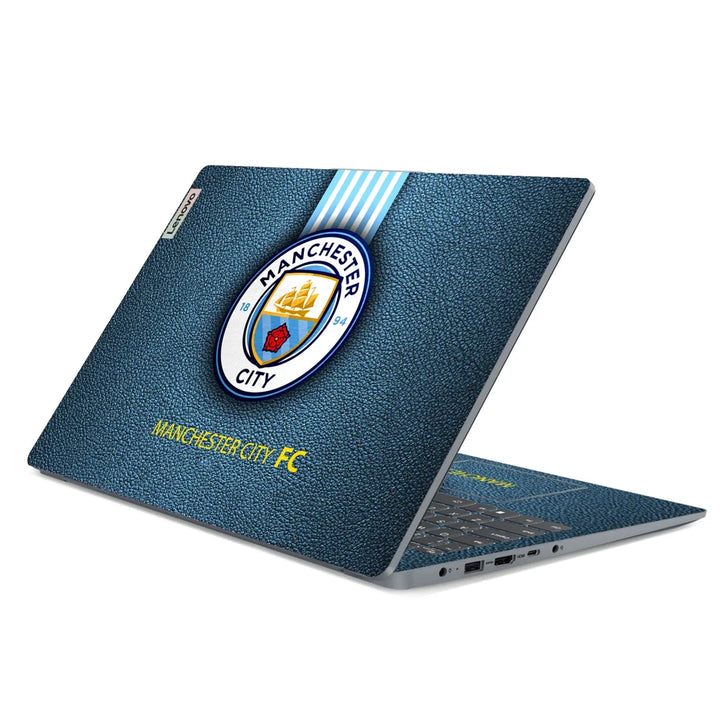 3M Material Textured Embossed Laptop Skin - Man City Modern Navy Crest