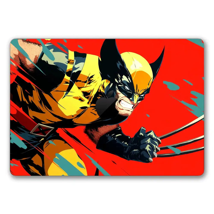 MacBook Laptop Skin - Wolverine Action Splash