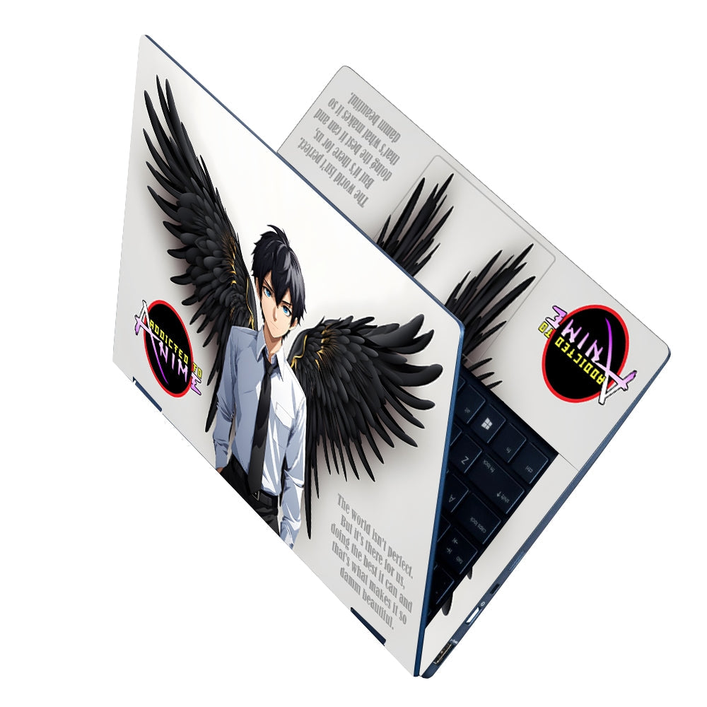 Shop Addicted to Anime Wings Laptop Skin Buy Online Now SkinsLegend