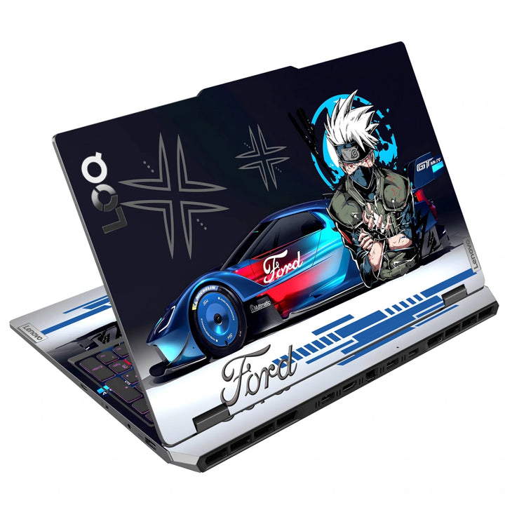 3M Material Textured Embossed Laptop Skin - Ford GT Kakashi Anime Racing