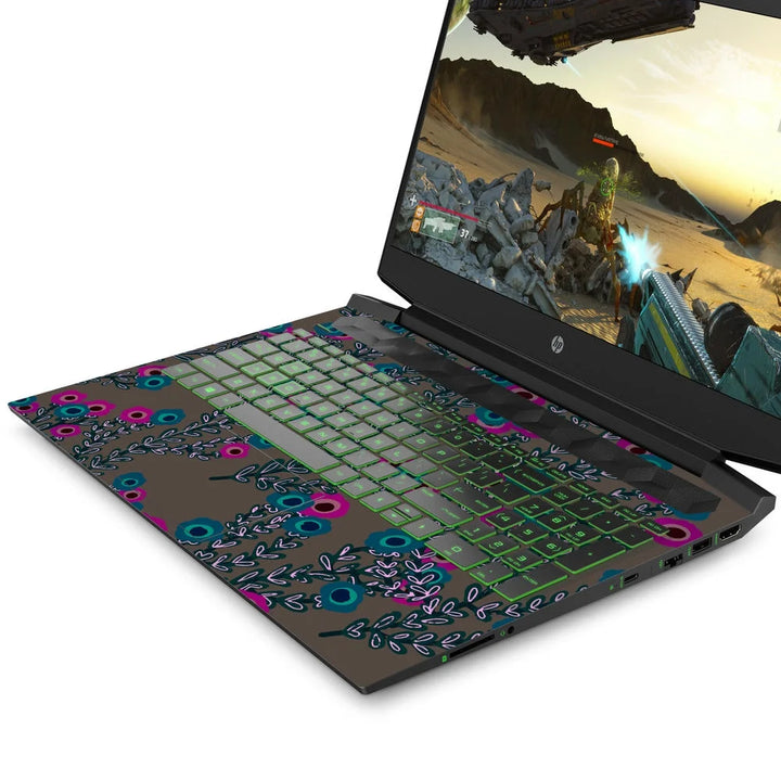 3D Embossed Laptop Skin - Floral Abstract Pattern Art