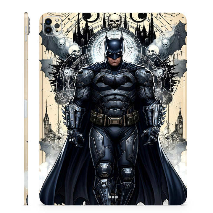 3D Embossed Tablet Skin Batman Arcane Armor Symbol