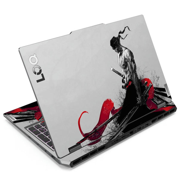 3D Embossed Laptop Skin - Roronoa Zoro Red