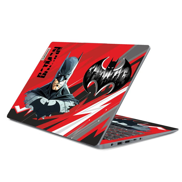 3M Material Textured Embossed Laptop Skin - Batman Red Geometric Pop Art