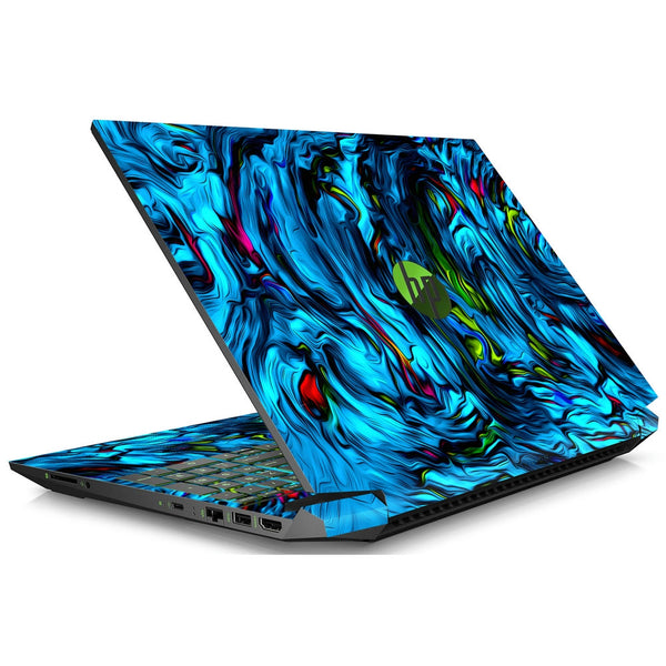 HP Laptop Skin - Blue Design