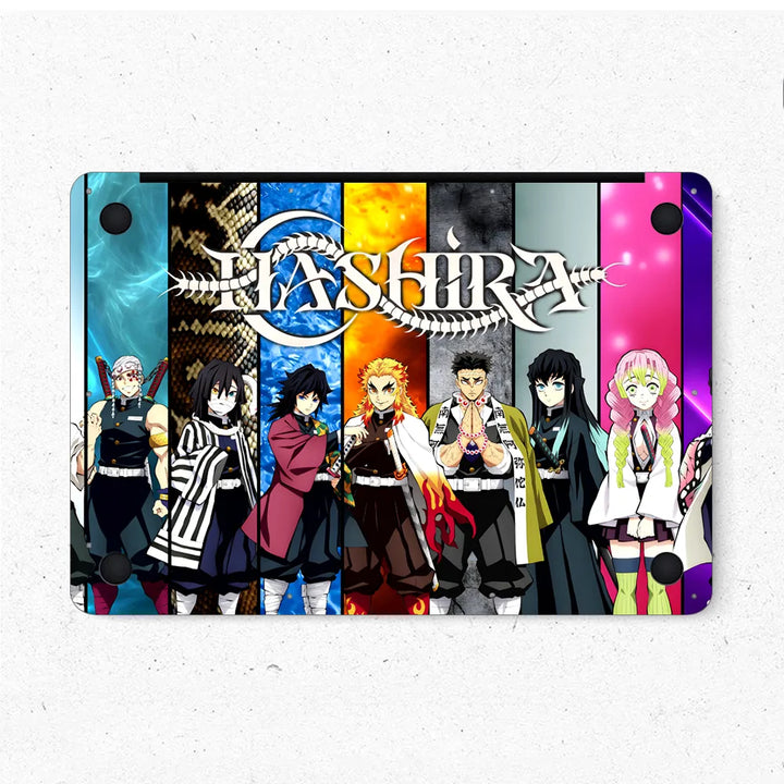 MacBook Laptop Skin - Demon Slayer Hashira Pillars Poster