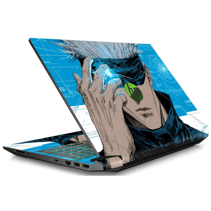 3M Material Textured Embossed Laptop Skin - Jujutsu Kaisen Gojo Satoru Pop Art