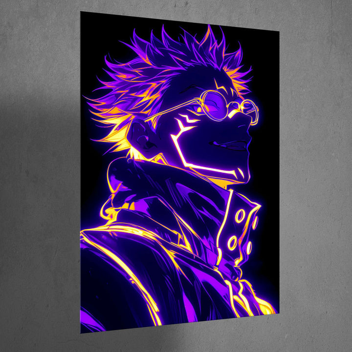 High-Quality Metal Posters - Anime Satoru Gojo SG05 | Vibrant Colors ...