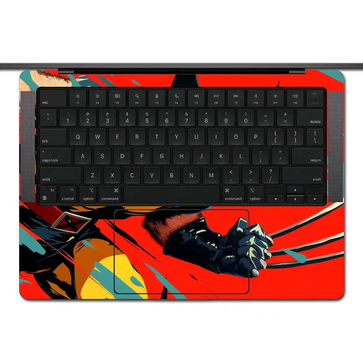 MacBook Laptop Skin - Wolverine Action Splash