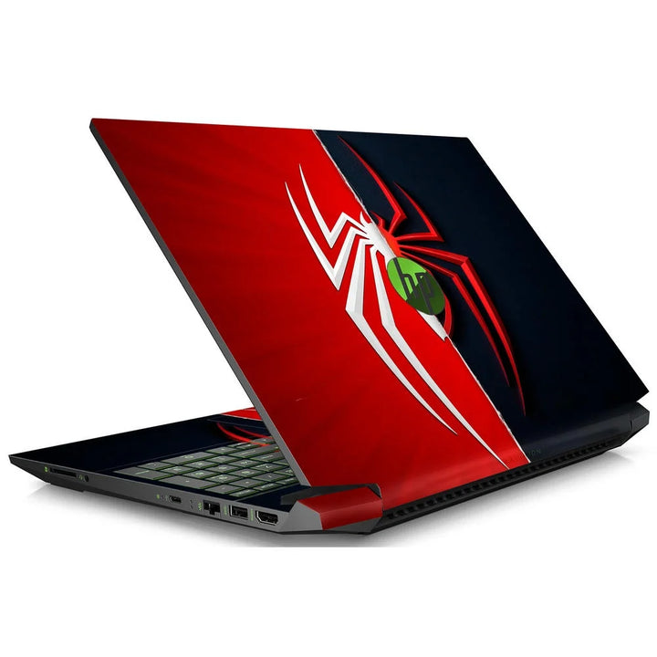 Spider-Man Logo Red Black 3D Embossed Laptop Skin | Buy Online Now ...