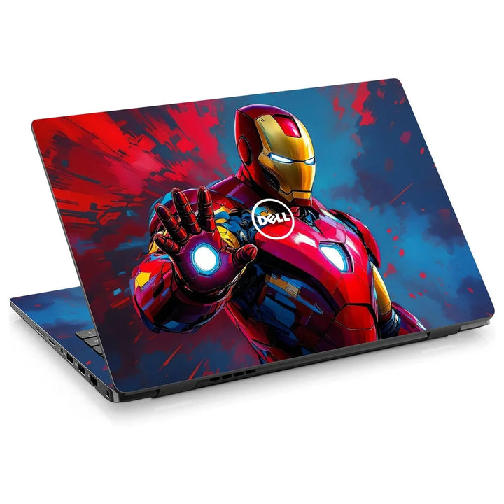 3D Embossed Laptop Skin - Spider-Man Suit Red Blue Back