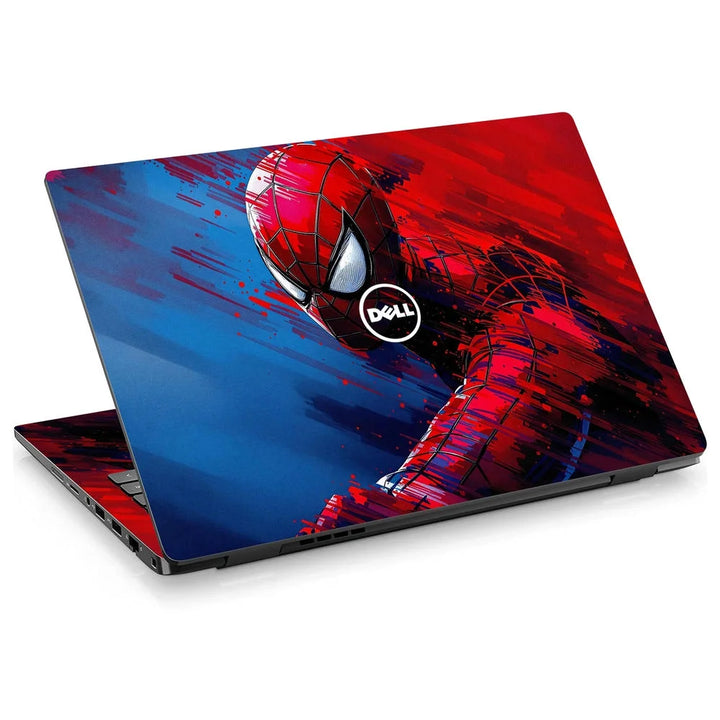 3D Embossed Laptop Skin - Red and Blue Spider