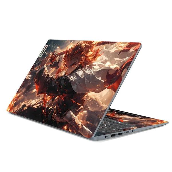 3D Embossed Laptop Skin - Raging Demon