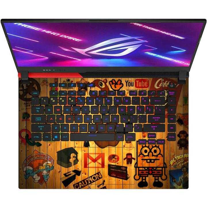 Asus Laptop Skin - Retro Arcade