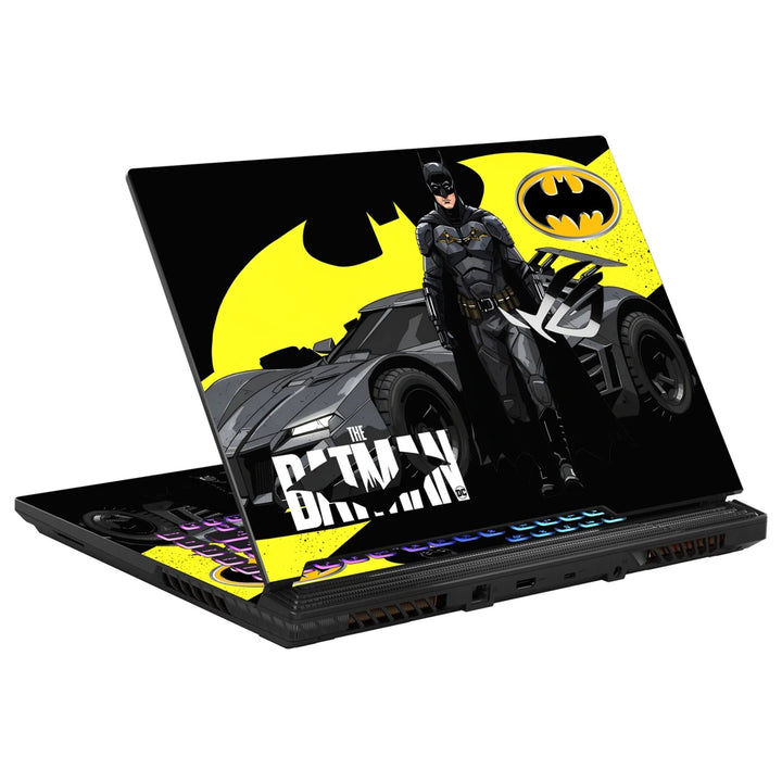 3M Material Textured Embossed Laptop Skin - The Batman Suit and Batmobile