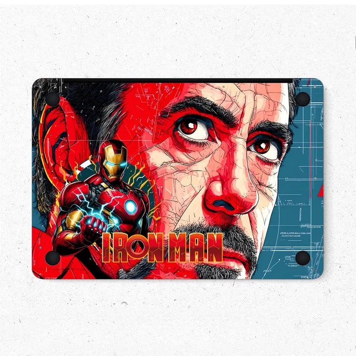 MacBook Laptop Skin - Iron Man Classic Comic Pop Art
