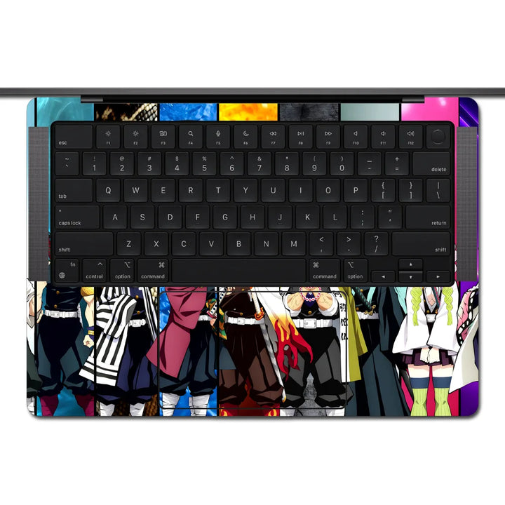 MacBook Laptop Skin - Demon Slayer Hashira Pillars Poster