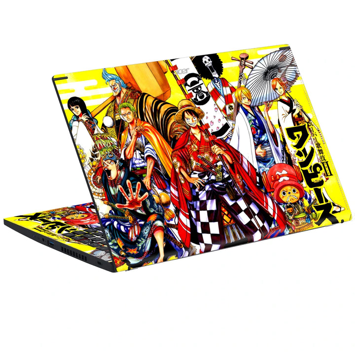 3M Material Textured Embossed Laptop Skin - One Piece Luffy Gear Five Battle