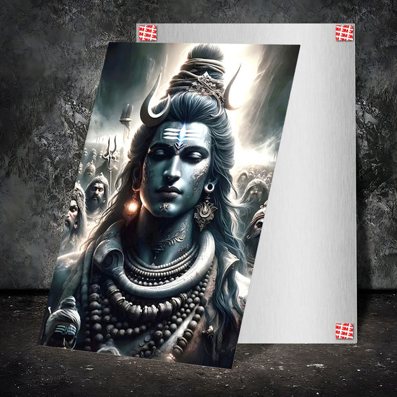 High-Quality Metal Posters - Lord Shiva LS07 | Vibrant Colors & Sharp ...