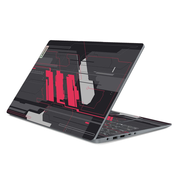 Lenovo Laptop Skin - Crimson Circuit