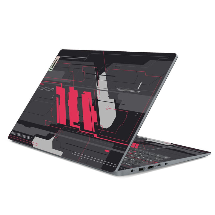 Lenovo Laptop Skin - Crimson Circuit